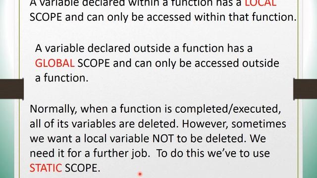 12 -Sci - IT - Lesson 5 -Server Side Scripting - PHP - Variables - Lecture No.4 смотреть онлайн