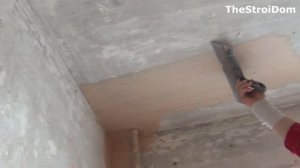 Шпаклевка стен, подготовка стен и потолка, под обои, под покраску./ Wall preparation