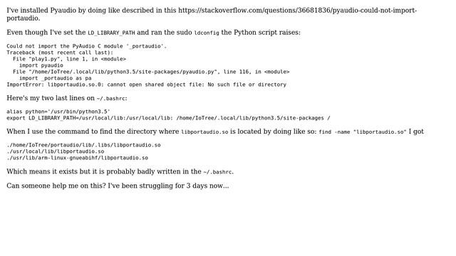 Raspberry Pi: Impossible to install a shared library смотреть онлайн
