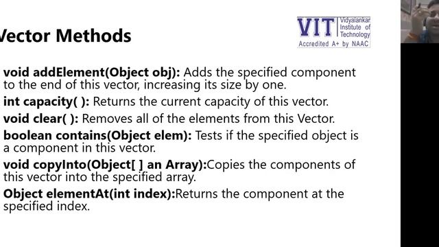 14 VECTOR CLASS AND WRAPPER CLASSES смотреть онлайн