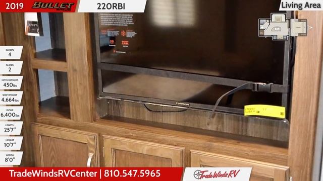 2019 Keystone Bullet 220RBI Travel Trailer RV For Sale Tradewinds RV Center смотреть онлайн