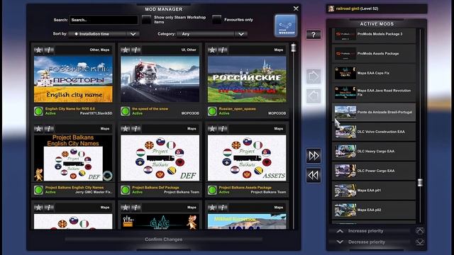 ETS2 1.47 MEGA WORLD MAP COMBO R.O.S, Project Balkans, Poland Rebuilding etc смотреть онлайн