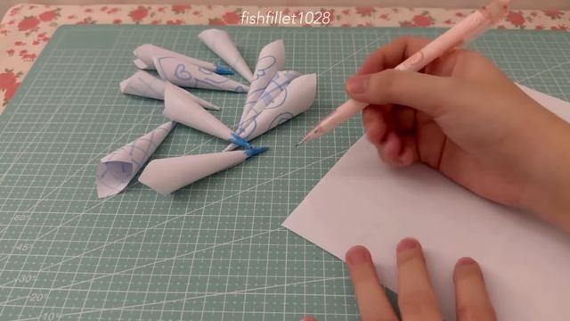 The ✨popular girls✨ nails at school / paper nails DIY tutorial ?? смотреть онлайн
