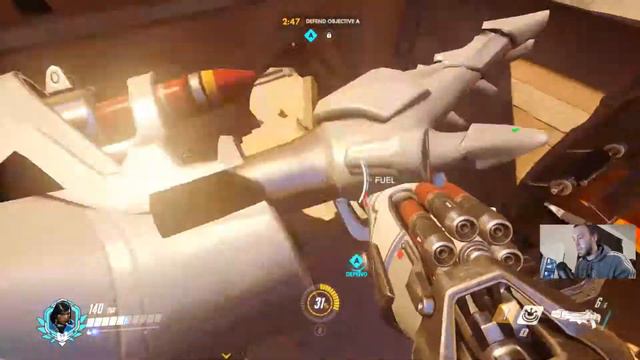 Overwatch Beta - Pharah - Temple of Anubis - Defend смотреть онлайн