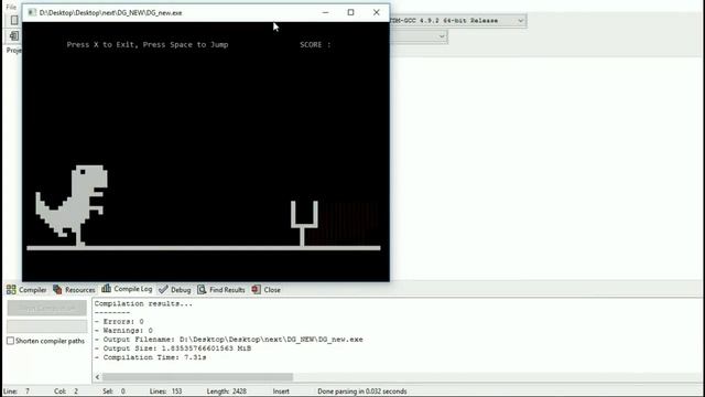 C++ Game Tutorial - Dinosaurs Game in Dev C++ With Source Code - Basics for Beginner смотреть онлайн