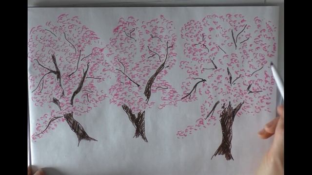 Как нарисовать цветущий сад фломастерами от 4 лет How to draw a blooming garden with markers смотреть онлайн