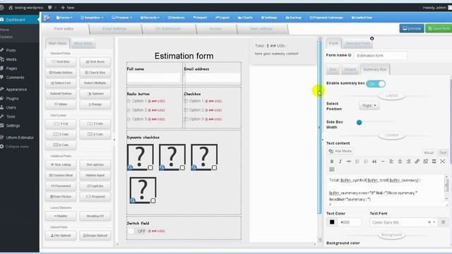 Zigaform - wordpress cost estimation & payment form builder смотреть онлайн