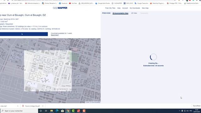 From CADMAPPER To SKETCHUP