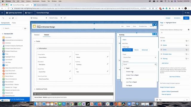 Dynamic Action in Salesforce смотреть онлайн