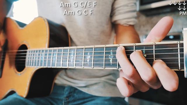 This Feeling Chainsmokers Guitar Tutorial // This Feeling Guitar // Guitar Lesson #562 смотреть онлайн