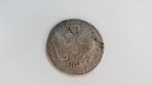 Сколько стоит монета рубль Елизаветы 1 1753 #серебро