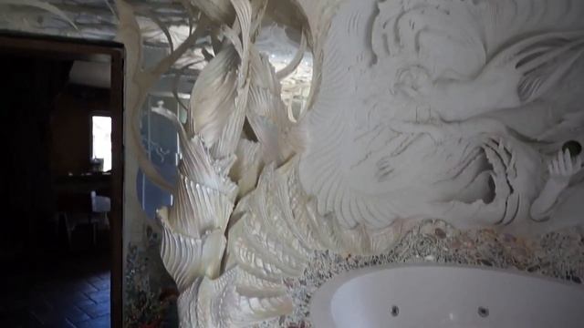 как можно оформить свою ВАННУ КОМНАТУ барельеф и скульптура из шпаклёвки. страна ВИХЛЯНДИЯ. смотреть онлайн