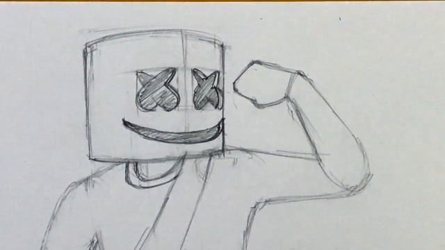 How to Draw MARSHMELLO (Fortnite: Battle Royale) | Narrated Easy Step-by-Step Tutorial смотреть онлайн