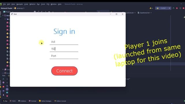 Online Quiz Game in Python смотреть онлайн