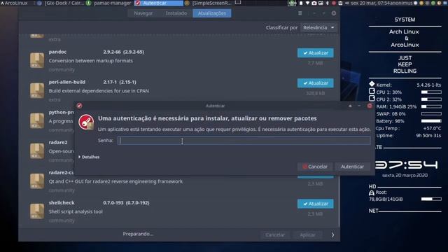 Upgrade Update Arco Linux смотреть онлайн