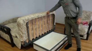 Механизм трансформации "Аккордеон" в диване от Meblissimo