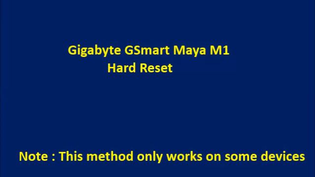 Gigabyte GSmart Maya M1 Hard Reset and Forgot Password Recovery, Factory Reset смотреть онлайн