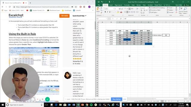 How to Use Conditional Formatting to Highlight Cells Less Than or Greater Than Some Value смотреть онлайн