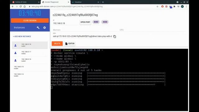 Docker Swarm смотреть онлайн