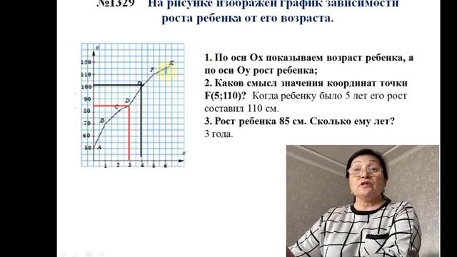 Математика, 6 класс, «Исследование графиков зависимости реальных процессов» смотреть онлайн