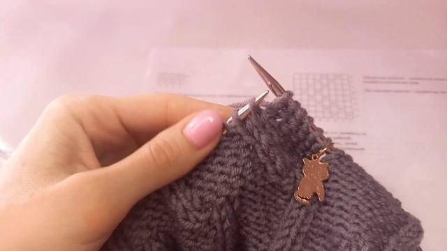 Свитер "Три Узора" для мальчика спицами с воротником стойкой/возраст 4-5 лет/рост 104-110 см/Часть смотреть онлайн