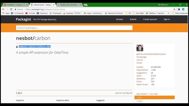 Composer and Installer | Laravel 5.5 Basic Bangla Tutorial | Part 1 | Shikkhagriho смотреть онлайн
