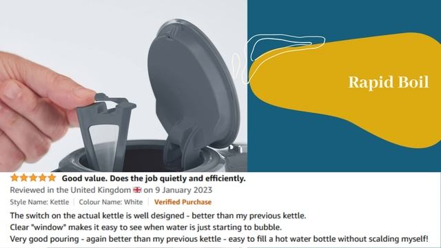 Russell Hobbs 26053 Cordless Electric Kettle - Reasons to buy смотреть онлайн