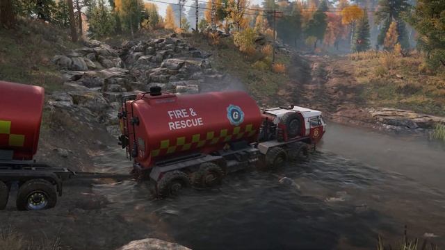 "Water Road Train" Part 2 - Derry Special 15c-177 - SnowRunner 4k (No Commentary) смотреть онлайн