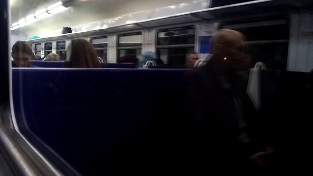 Вечернее Казанское направление. ЭД4М 011908 (бренд-вагон). Казанский вокзал - Луховицы. смотреть онлайн