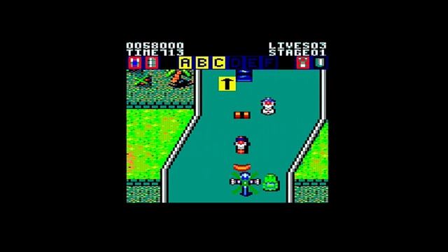 Amstrad CPC Games - Action Fighter смотреть онлайн