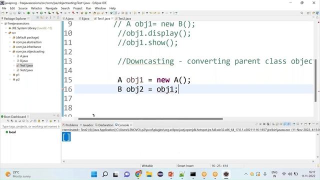 upcasting vs downcasting-part-12 смотреть онлайн