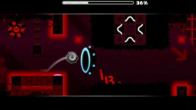 Phobos Easy 100% на телефоне | Geometry Dash смотреть онлайн