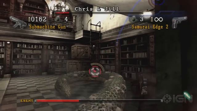 Resident Evil: The Umbrella Chronicles - Yawn Boss Fight Part 1 - Gameplay смотреть онлайн