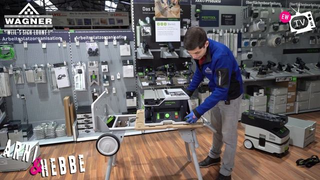 Festool Akku Tischkreissäge CSC SYS 50 EBI-SET - Vorstellung смотреть онлайн
