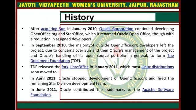 Jayoti Vidyapeeth - Open Office смотреть онлайн