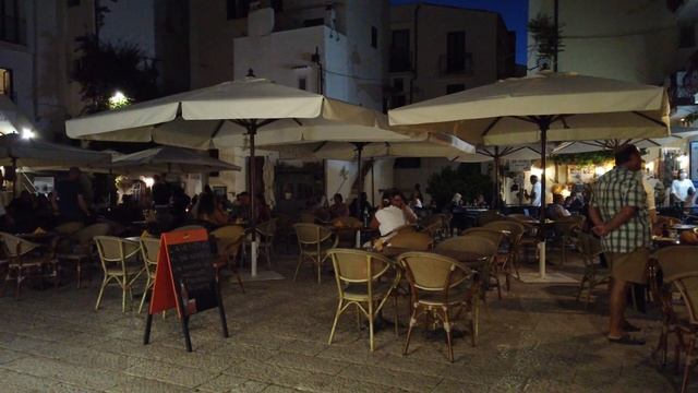 4K Night Walk - Sperlonga, Italy "Centro Storico di Sperlonga" смотреть онлайн