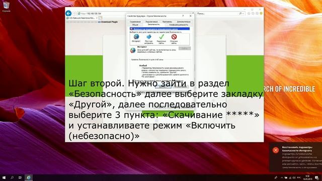 Подключение IP видеокамер ZKTeco в IE смотреть онлайн