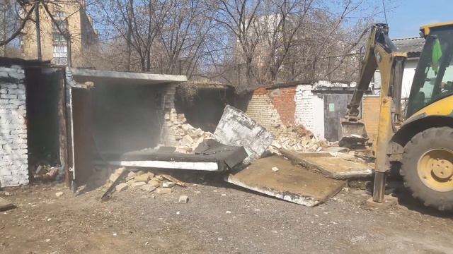 Плановый снос гаражей на Иерусалимской ул. смотреть онлайн