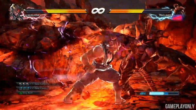 Tekken 7 STORY Special Chapter | DEVIL KAZUYA VS AKUMA (no commentary) смотреть онлайн