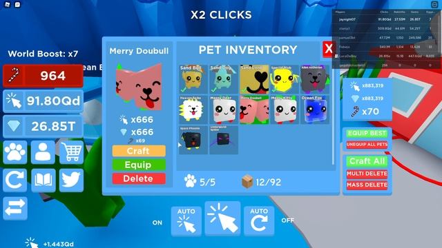 Playing With a Roblox Developer: Clicker Realm X #1 смотреть онлайн