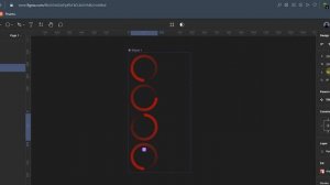 Анимация загрузки (Loading animation) в Figma. (1ый Вариант)