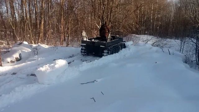 Вездеход Тофалар с отвалом для снега смотреть онлайн