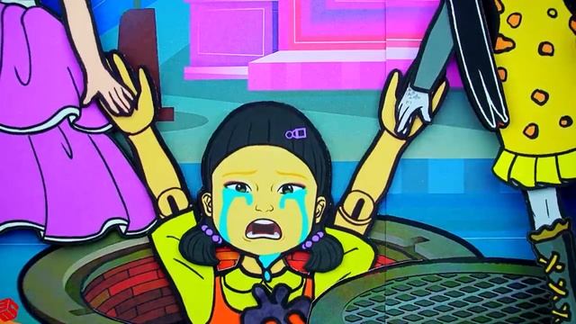 Oh No! My Poppy Playtime Doll Has Broken - SQUID GAME How To Fix Doll | Paper Dolls Story Animation смотреть онлайн