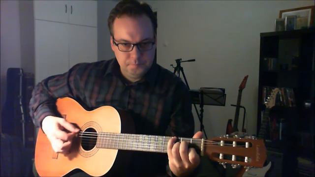 While My Guitar Gently Weeps on my LANDOLA C-25 Acoustic Guitar смотреть онлайн