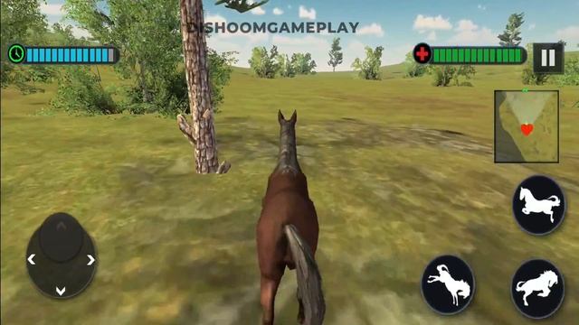 Wild Horse Family Simulator Horse Games Android Gameplay #2 | Dishoomgameplay смотреть онлайн