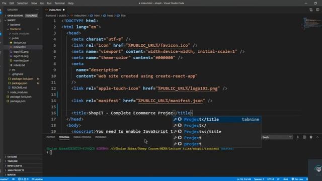 React js Tutorial # 52| |How to install react js | ecommerce site смотреть онлайн