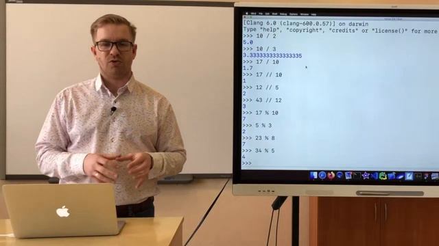 Урок 9. Деления в Python смотреть онлайн