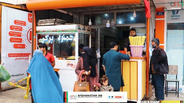 Mazar I Sharif City Bazar | Balkh Province | Afghanistan | 4K