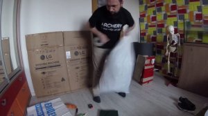 Мишень для лука из убитого изолонового блока