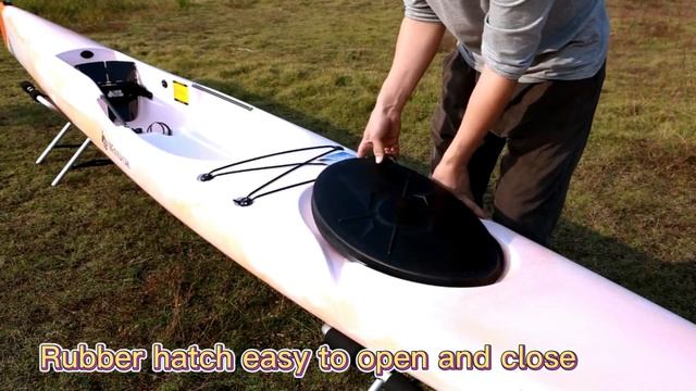 Liker kayak light weight plastic surfski, stable but still fast design for beginners смотреть онлайн